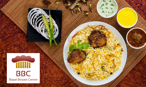 Home Delivery: 20% Discount on amount of Rs.300 or above at Bopal Biryani Centre, South Bopal